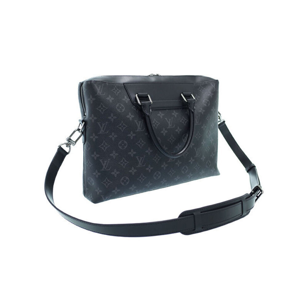 Louis Vuitton Briefcase Monogram Bag Black Eclipse Business Odyssey